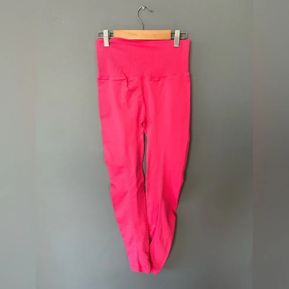 NWOT Free People High-Rise 7/8 Length Good Karma Leggings - Picture 5 of 9